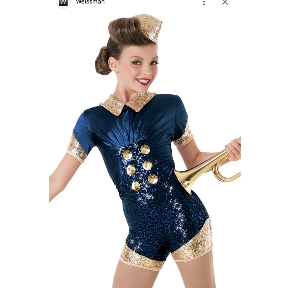 Weissman Child Bugle Boy Costume Size IC Musical Theatre‎ Jazz Competition Solo